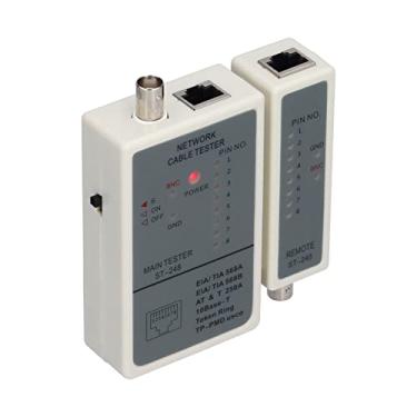 Imagem de Detector de cabos, testador de cabos multifuncional ABS Shell sensível para RJ45 RJ12 RJ11