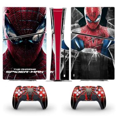 Imagem de PEYANZ Película de vinil compatível com PS5 Slim (edição de disco) | Impressão HD, resistente a arranhões, aplicação sem bolhas