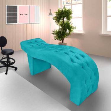 Imagem de  Maca Estética Facial Cílios, Sobrancelhas - ME, azul turquesa