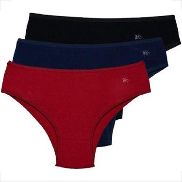 Imagem de Kit 3 Tangão Cotton Penteado Feminina Estilo Atacado - Básica Linda, S