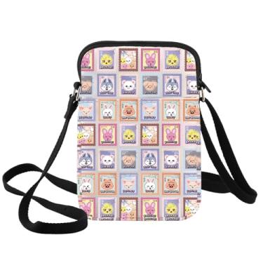 Imagem de BWWKTOP Kpop SKZ Bolsas transversais Kpop SKZ Gifts SKZ Bolsas de ombro SKZ Merchandise SKZ Presentes para membros, Bolsa Skz Xk, Medium