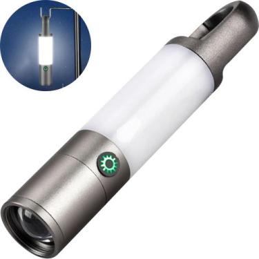 Imagem de Lanterna Lampião Led Tática Magnética Recarregável Com Zoom - Belli Ad