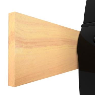 Imagem de GWP02S Protetor de parede de garagem de grão de madeira protetores de porta de carro, acessórios de garagem, rolha de estacionamento para garagem, sem ferramentas, projetado na Alemanha (pacote com 2