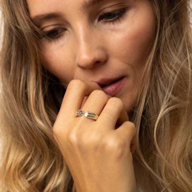 Imagem de Anél Donatella Prata 925 - Amoretto, 14-18