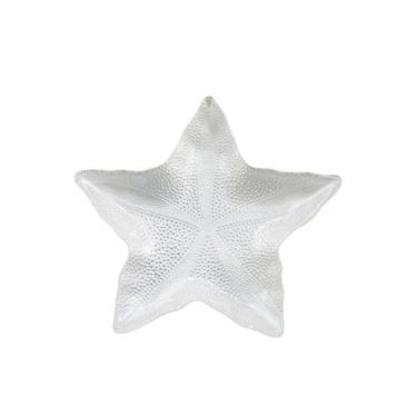 Imagem de Prato de Vidro Estrela do Mar Grande Pérola Marina 28 x 3cm - Unid. - 