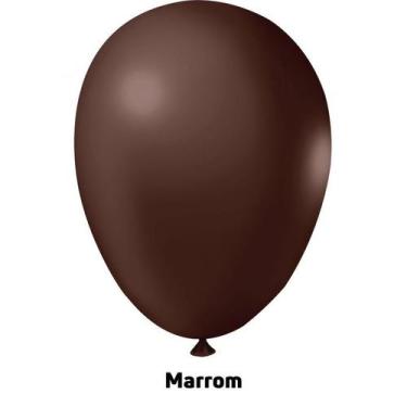 Imagem de Balão Bexiga 6,5 Polegadas Várias cores 10 Pacotes com 50un. - Tamaroz