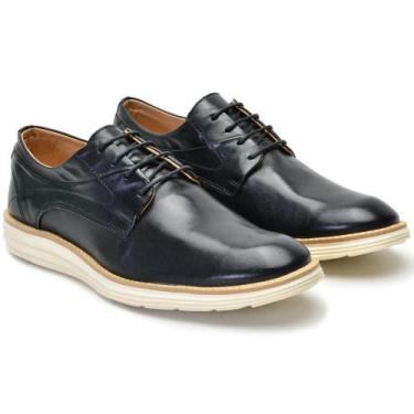 Imagem de Sapato Social Masculino Oxford Couro Confortável Cadarço - Mila Marque