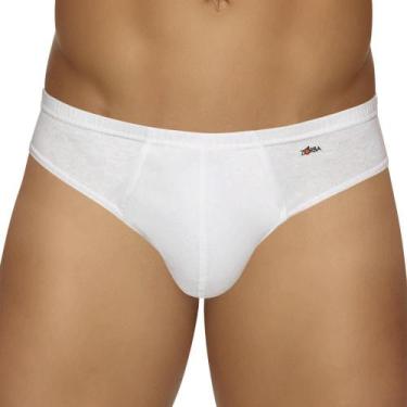 Imagem de Cueca Slip 100% Algodão Zorba 772, M, Branco