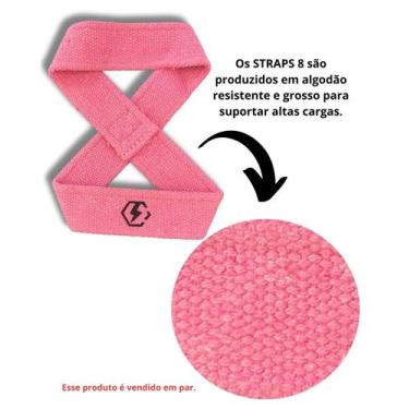 Imagem de Strap Oito Luva Academia Musculação Treino Pesado Strongman - Endorfin
