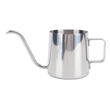 Imagem de Chaleira de Aço Inoxidável Com Pescoço de Ganso, Chaleira Com Pescoço de Ganso, Bico Longo, Bule de chá para Viagem, Mini Cafeteira para Acampamento, Gotejamento (350ML)