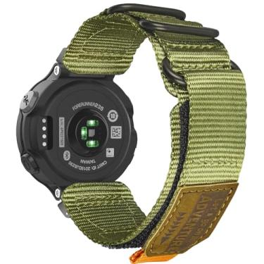 Imagem de torbollo Pulseira de relógio de substituição robusta compatível com Garmin Forerunner 235 para relógio inteligente 220/230/235/620/630/735XT/235 Lite para mulheres e homens