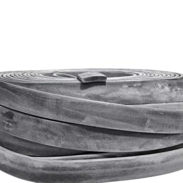 Imagem de Borracha Perfil Esponjoso Vedação 25x05mm Macio - 20 Metros - Borracha