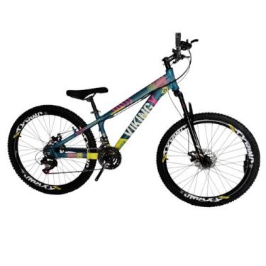 Imagem de Bicicleta Aro 26 Vikingx Tuff 25 Aluminio Pneu Cravudo Quadro Aluminio