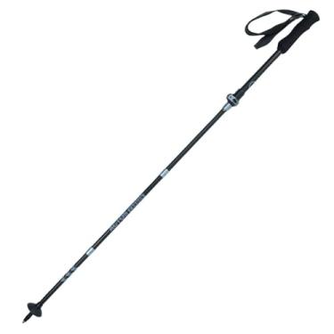 Imagem de Azteq, Bastão de Caminhada Actos Pro Race Carbon Estrutura em Carbono 3K Ajustável 38-135cm para Trilhas e Aventura, Preto