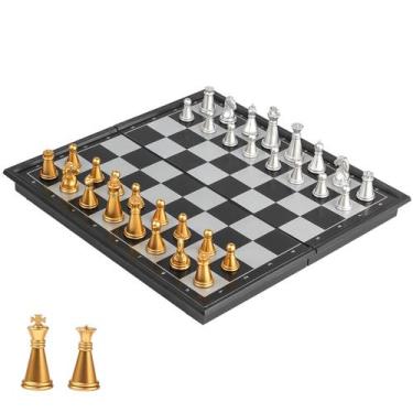 Imagem de Conjunto de xadrez de viagem Vikutu Magnetic 19 cm