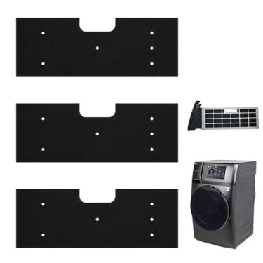 Imagem de Pacote com 3 WH01X35719 Substituição de filtro de fiapos para lavadora e secadora - para combinação de lavadora e secadora, reutilizável e lavável à mão - Para modelos: PFQ97HSPV0DS
