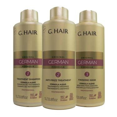 Imagem de G.Hair Escova Progressiva Alema (3 x 1000ml)