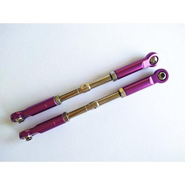 Imagem de EPTNNASO Harden Steel Adjustable Turnbuckles with Aluminum Ends - 2pcs Set for H-P-I 1/8 Savage Flux X XL 4.6 5.9 HP 93535 Purple