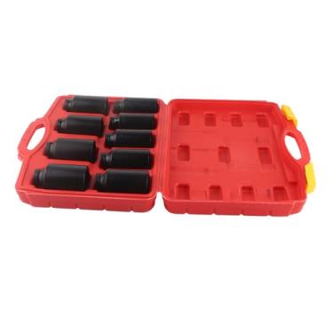 Imagem de 9pcs de 1/2 Polegada Eixo de Transmissão de Porca de Porca Hexadecquinel de Soquete de Porca de 29 Mm, 30 Mm, 31 Mm, 32 Mm, 33 Mm, 34 Mm, 35 Mm, 36 Mm, 38 Mm de Ferramenta