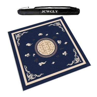 Imagem de Tapete Antiderrapante De Mahjong Para Mesas, Capa De Mesa Com Cancelamento De Ruído Silencioso Para Jogos De Tabuleiro E Peças De Pôquer, Toalha De Mesa Para Salas Domésticas E De Xadrez(75cm/29.52in)