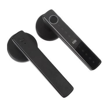 Imagem de Fechadura De Porta Com Impressão Digital, Fechadura Eletrônica Biométrica Para Porta Sem Chave Com Maçaneta App Cartões Ic Senhas Chaves Impressões Digitais Maçaneta De Porta