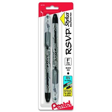 Imagem de Pentel Caneta esferográfica R.S.V.P. (BK90LBP2A)