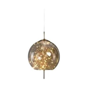 Imagem de Moderna Luminária Pendente De Vidro LED Para Teto Decoração De Quarto 