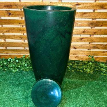 Imagem de Vaso De Planta Grande Cone Brilhante Luxo Decorativo GG - Renovar Arte