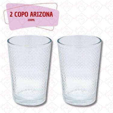 Imagem de 2 Copos de Vidro de água e Suco 200ML Alta Resistência - PRATICASA, Ar