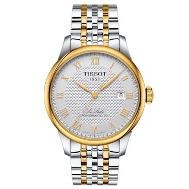 Imagem de Tissot Relógio masculino com mostrador prateado automático Le Locle T006.407.22.033.01