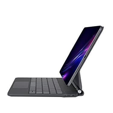 Imagem de mobee Capa Magic Keyboard para iPad Air de 13 polegadas (M3/M2, 2025/2024) e iPad Pro de 12,9 polegadas (3/4/5/6ª geração), capa de teclado magnético com trackpad multitoque, retroiluminado