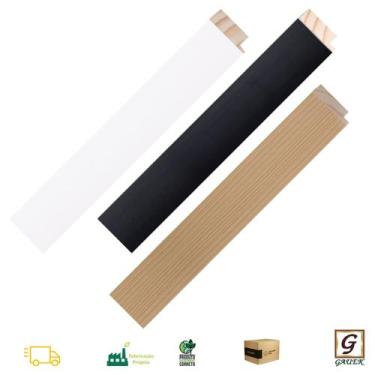 Imagem de Moldura Quebra Cabeça Puzzle 1000 Peças 54 X 74 Cm - GAUER, Branco