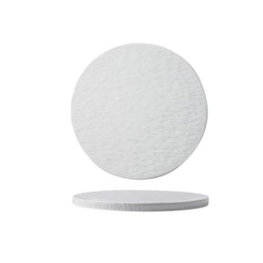 Imagem de Prato de cerâmica plana circular de pedra para bolo de bife ocidental - prato redondo de 26 cm