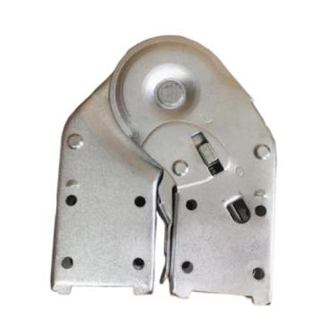 Imagem de Ｂｅｓｇａ Dobradiça de escada dobrável com junta de travamento, parafusos de suporte de aço incluídos, acessórios para casa, local de trabalho, peças de reparo, Interface de 58x21