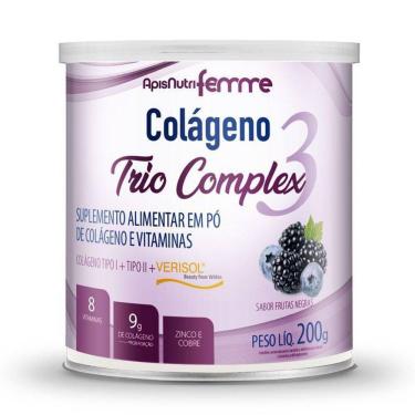 Imagem de Colágeno Tipo 2 + 1 Complex Apisnutri Frutas Negras 200G