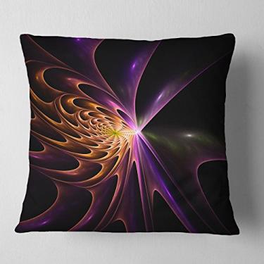 Imagem de Design Fractal 3D colorido círculos volumosos abstratos sala de estar, sofá, almofada de alta qualidade + capa de almofada impressa em ambos os lados 40 x 40 cm