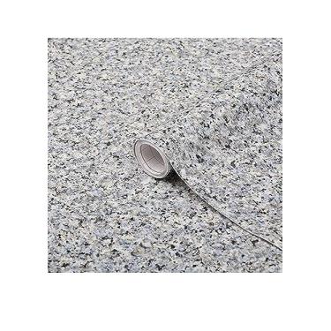 Imagem de d-c-fix Papel de contato à prova d'água autoadesivo para cozinha e banho, bancadas e DIY, granito cinza, 26,5" x 199,88 cm