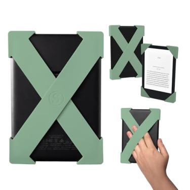 Imagem de Strapsicle Acessório de alça de mão para Kindles & Kobos - Paperwhite 2024 e 2021, Signature Edition, Colorsoft - 2 pulseiras - Aderência leve para conforto de leitura sem fim - grande - verde sálvia