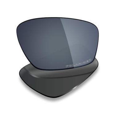 Imagem de Mryok Lentes de reposição polarizadas Plus compatíveis com Oakley Crosslink Zero OX8076 56 mm - Irídio preto