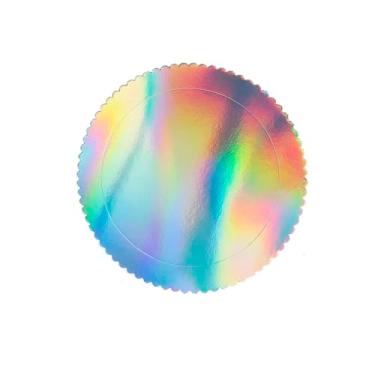 Imagem de Cake Board Tábua para Bolo Prato Para Bolo 35cm Redondo Festas SilverChef Furta Cor