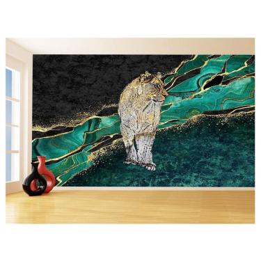 Imagem de Papel De Parede Animais Pop Art Leoa Colorido 3,5M Pxa443