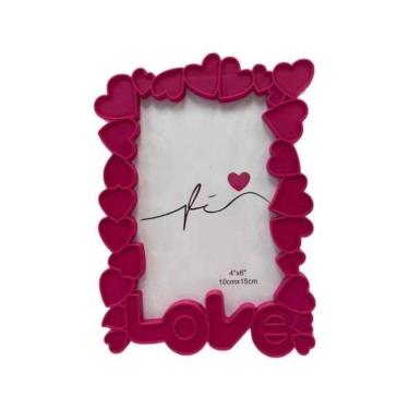 Imagem de Porta Retrato Pvc 10X15 Love Moldura Em Coração - Pf-1294-Ro