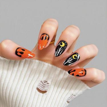 Imagem de Adesivos de unhas BJR Halloween Cartoon Fake Wearable Wholesale
