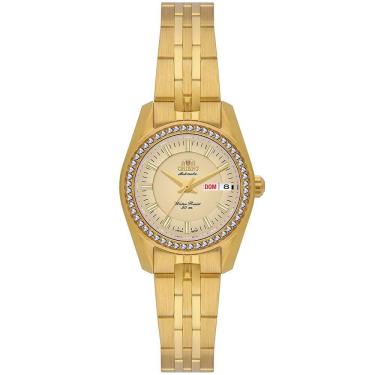 Imagem de Relógio Orient Feminino Ref: Nh6gg006 C1kx Dourado Automático