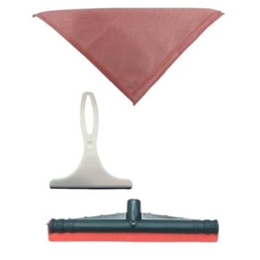 Imagem de PANO MICROFIBRA COLORIDO COM RODINHO SLIM E RODO PLASTICO 30