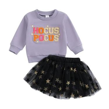 Imagem de Moletom Outfit Socutebabe Toddler Halloween Baby Girl Boo