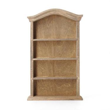 Imagem de Prateleira em miniatura Odoria Retro 1/12 Dollhouse Bookshelf Wood