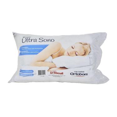Imagem de Travesseiro Ortobom Ultra Sono Fibra Siliconada Branco