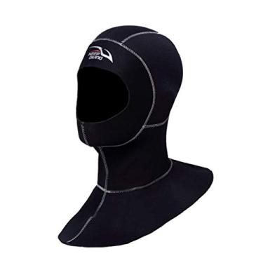 Imagem de Vaveren Touca de Neoprene com Ventilação para Surf e Caiaque, Costura Branca L
