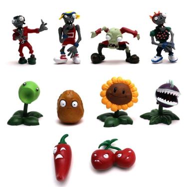 Imagem de Figure Toy Collect Plants vs Zombies Peashooter x10